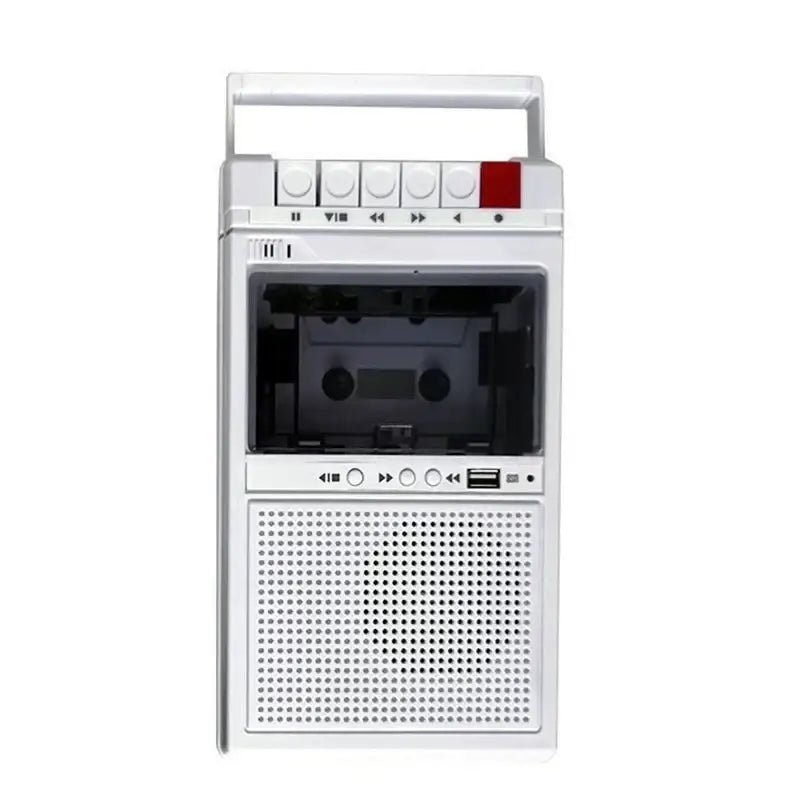 Portable Retro Cassette Player with Recording