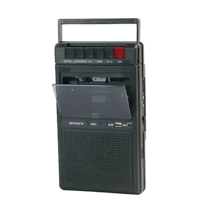 Portable Retro Cassette Player with Recording