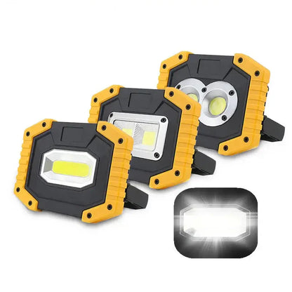 20W Rechargeable COB LED Floodlight Portable Outdoor Torch with Optional 18650 Battery