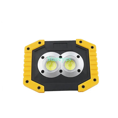 20W Rechargeable COB LED Floodlight Portable Outdoor Torch with Optional 18650 Battery