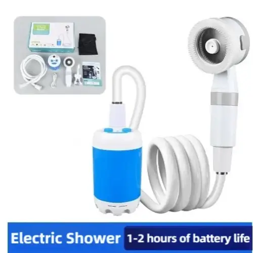 Portable Electric Camping Shower Pump 4000mAh