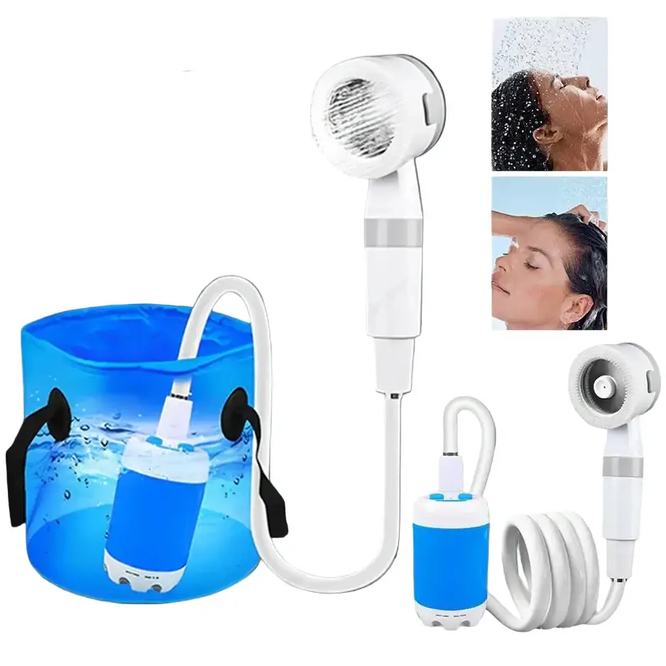 Portable Electric Camping Shower Pump 4000mAh