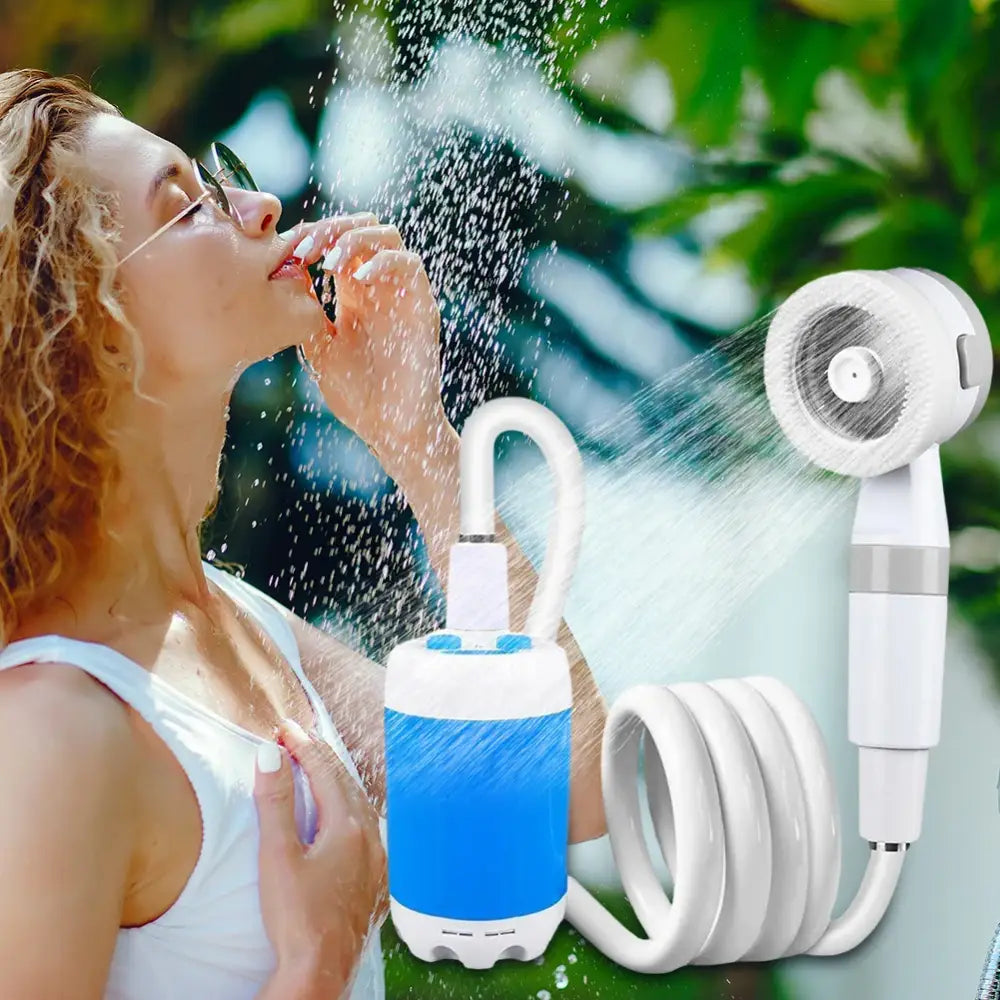 Portable Electric Camping Shower Pump 4000mAh