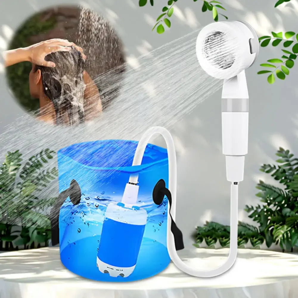 Portable Electric Camping Shower Pump 4000mAh