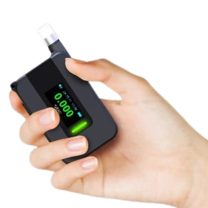 Portable Electrochemical Alcohol Tester – Professional Breathalyzer with LCD Display