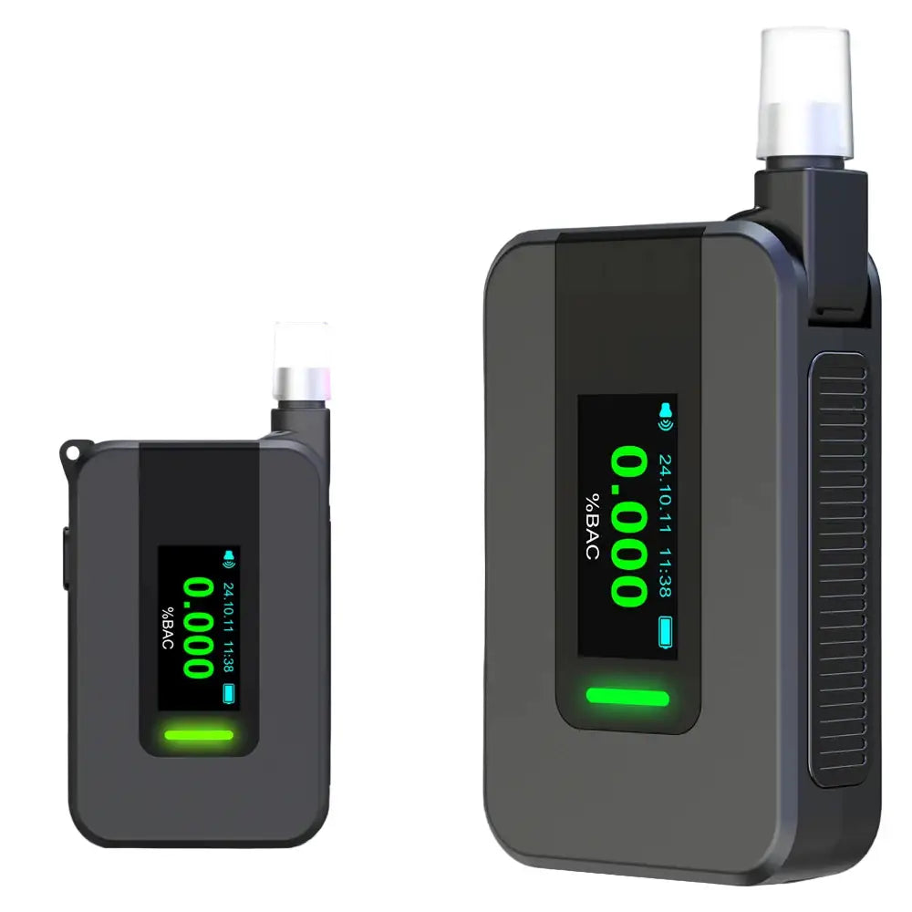 Portable Electrochemical Alcohol Tester – Professional Breathalyzer with LCD Display