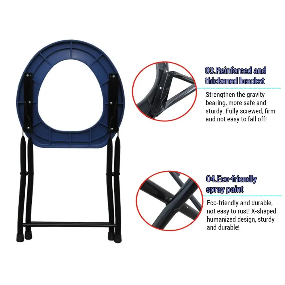 Portable Folding Outdoor Toilet Seat