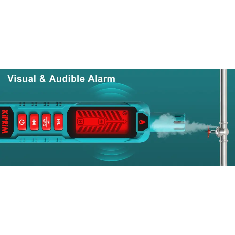 Portable Gas Leak Detector – Natural & Combustible Gas Sniffer