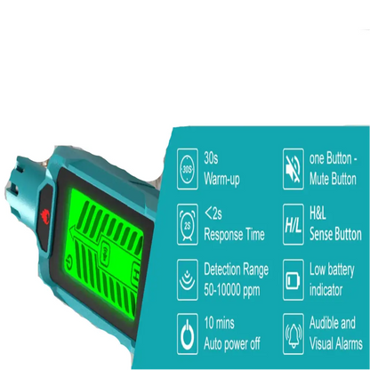 Portable Gas Leak Detector – Natural & Combustible Gas Sniffer