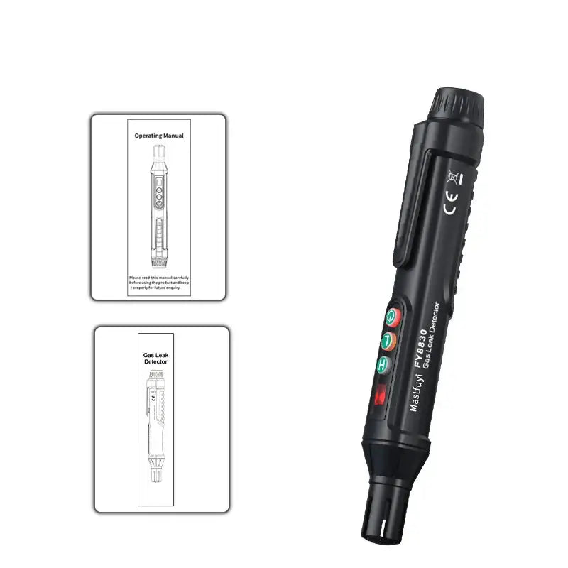 Portable Gas Leak Detector with Audible & Visual Alarm