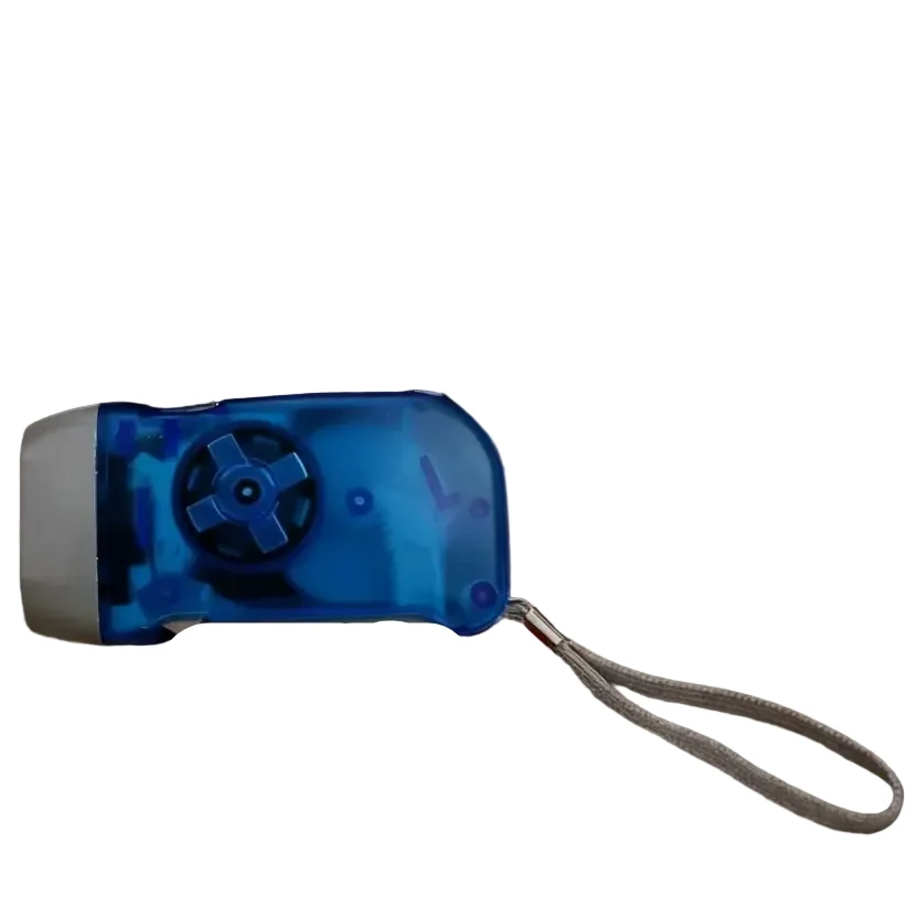 Hand-Crank Self-Powered LED Flashlight