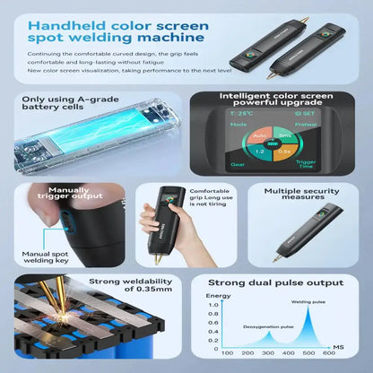 Portable Handheld Spot Welder for 18650 Batteries
