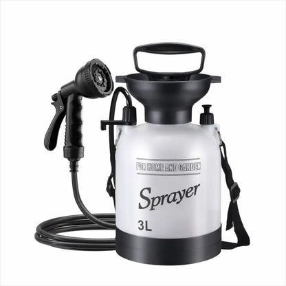 Portable Outdoor Manual Camping Shower – 3/5/8L with Hose