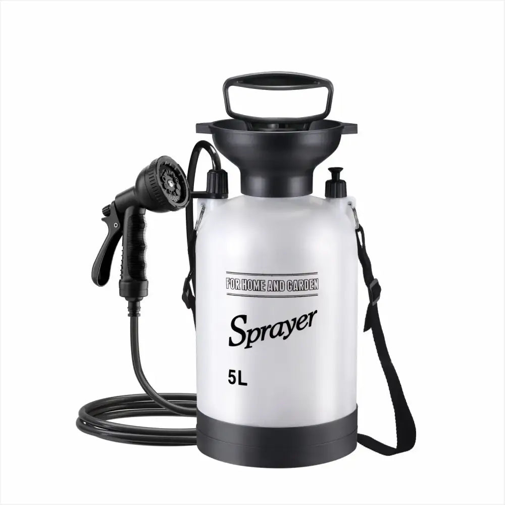 Portable Outdoor Manual Camping Shower – 3/5/8L with Hose