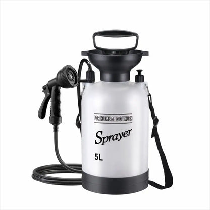 Portable Outdoor Manual Camping Shower – 3/5/8L with Hose