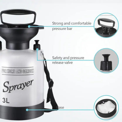 Portable Outdoor Manual Camping Shower – 3/5/8L with Hose