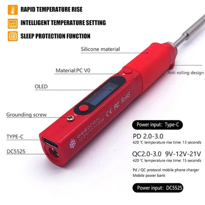 Portable Programmable Digital Soldering Station (different models available)