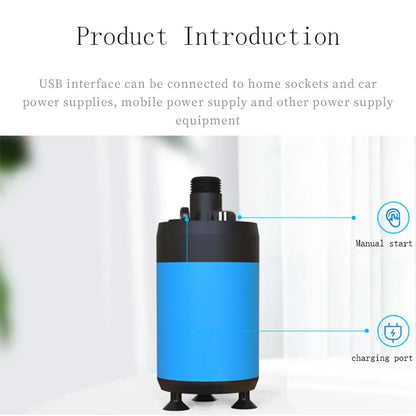 Portable Rechargeable Camping Shower (available in Black & Blue)
