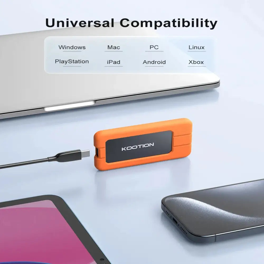 Portable SSD 2TB/1TB/512GB USB 3.2 External Drive