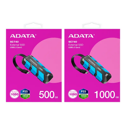 Portable SSD 500GB/1TB USB 3.2 (1050MB/s)