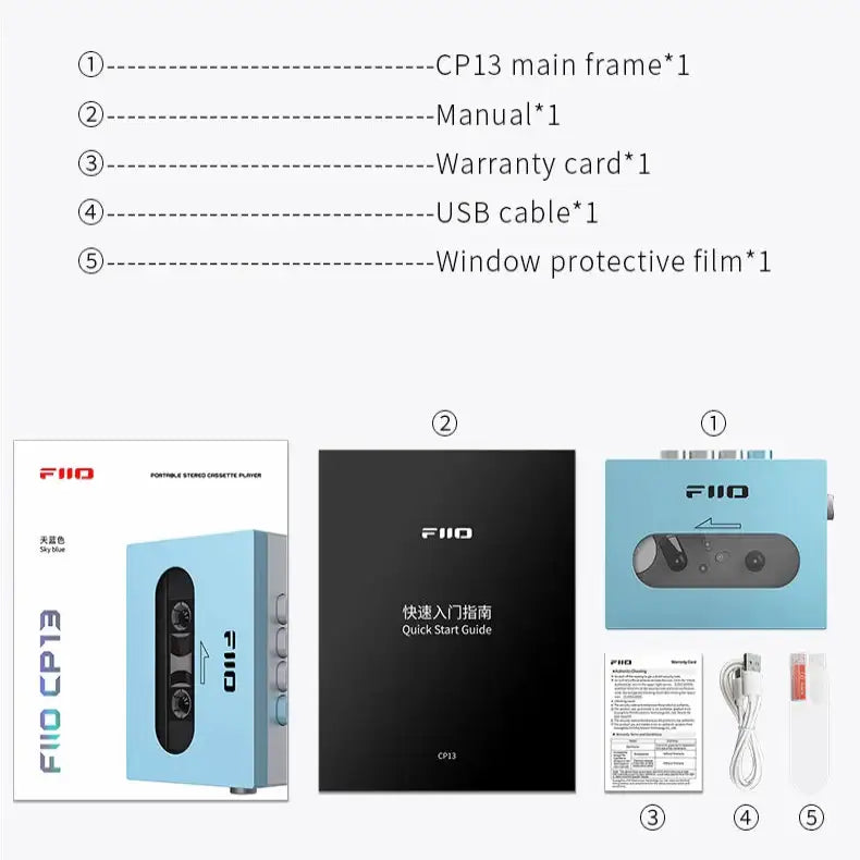 Portable Stereo Cassette Player
