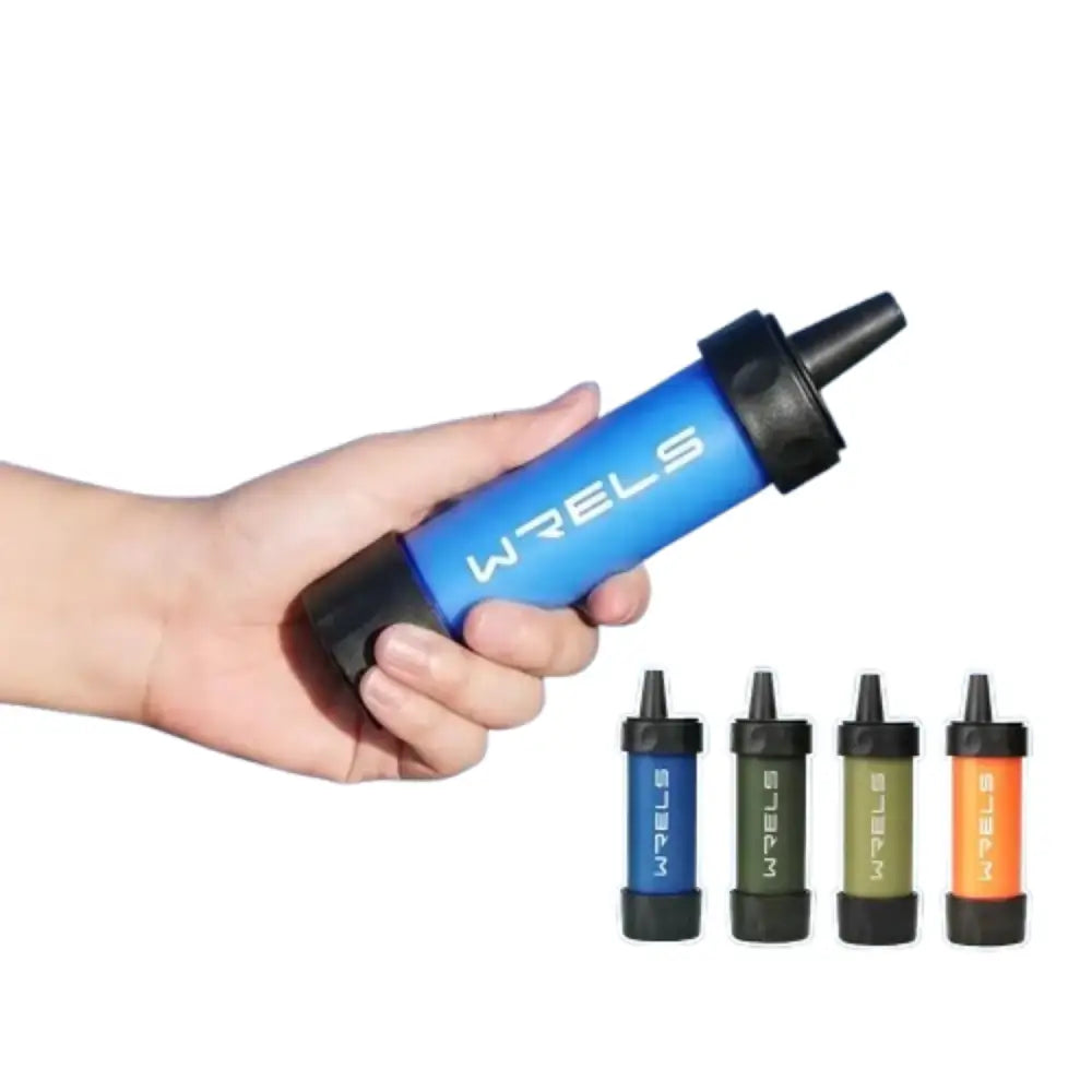 Portable Survival Water Filter for Safe Direct Drinking