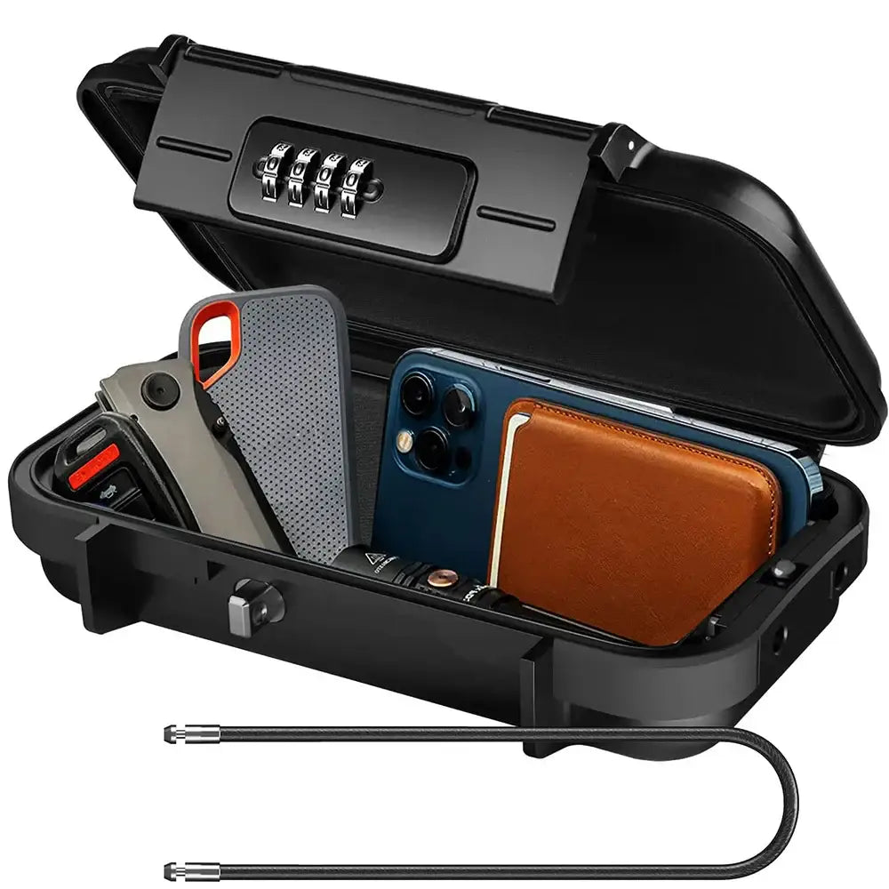 Portable Travel Safe Box – Waterproof Lockbox
