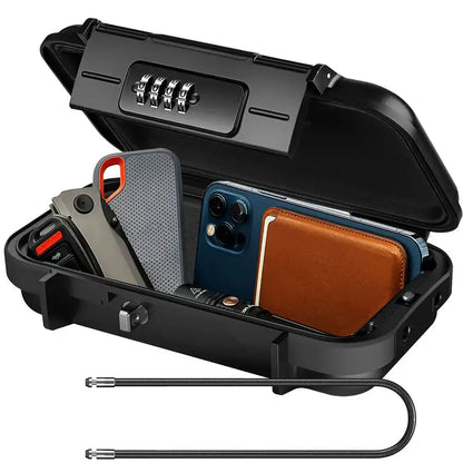 Portable Travel Safe Box – Waterproof Lockbox