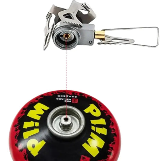 Portable Ultralight Gas Stove – Titanium Burner for Hiking & Picnic