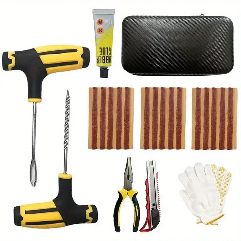 Portable Universal Tyre Emergency Repair Kit (4 types of set available)