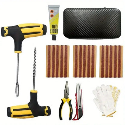 Portable Universal Tyre Emergency Repair Kit (4 types of set available)
