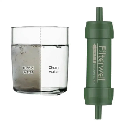 Portable Water Filter Straw for Camping & Emergency Survival