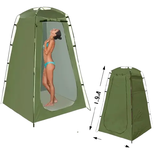 Portable Waterproof Shower & Changing Tent (available in Green & Orange)