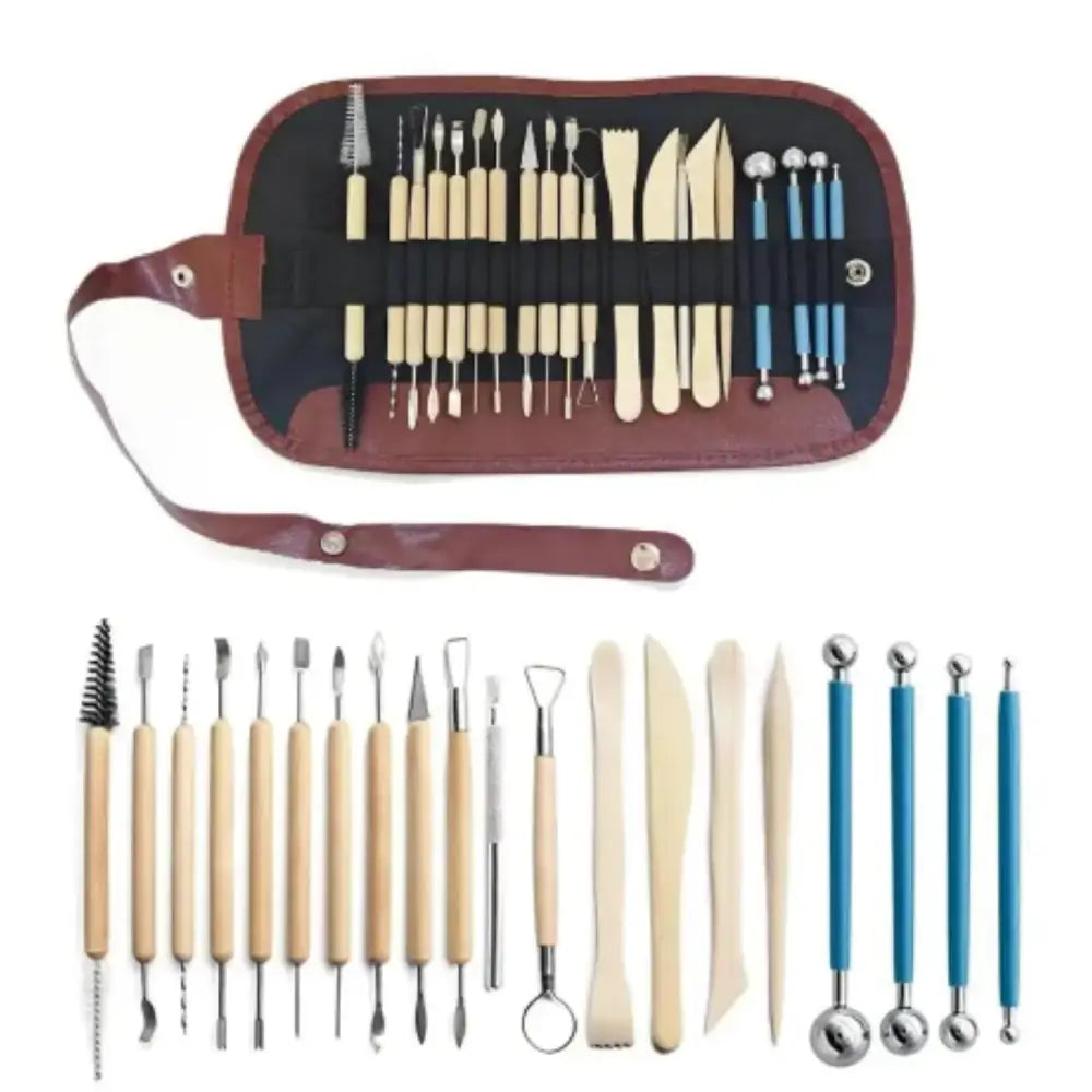 Pottery Tool Set – Clay, Ceramic, Wax Carving Kit