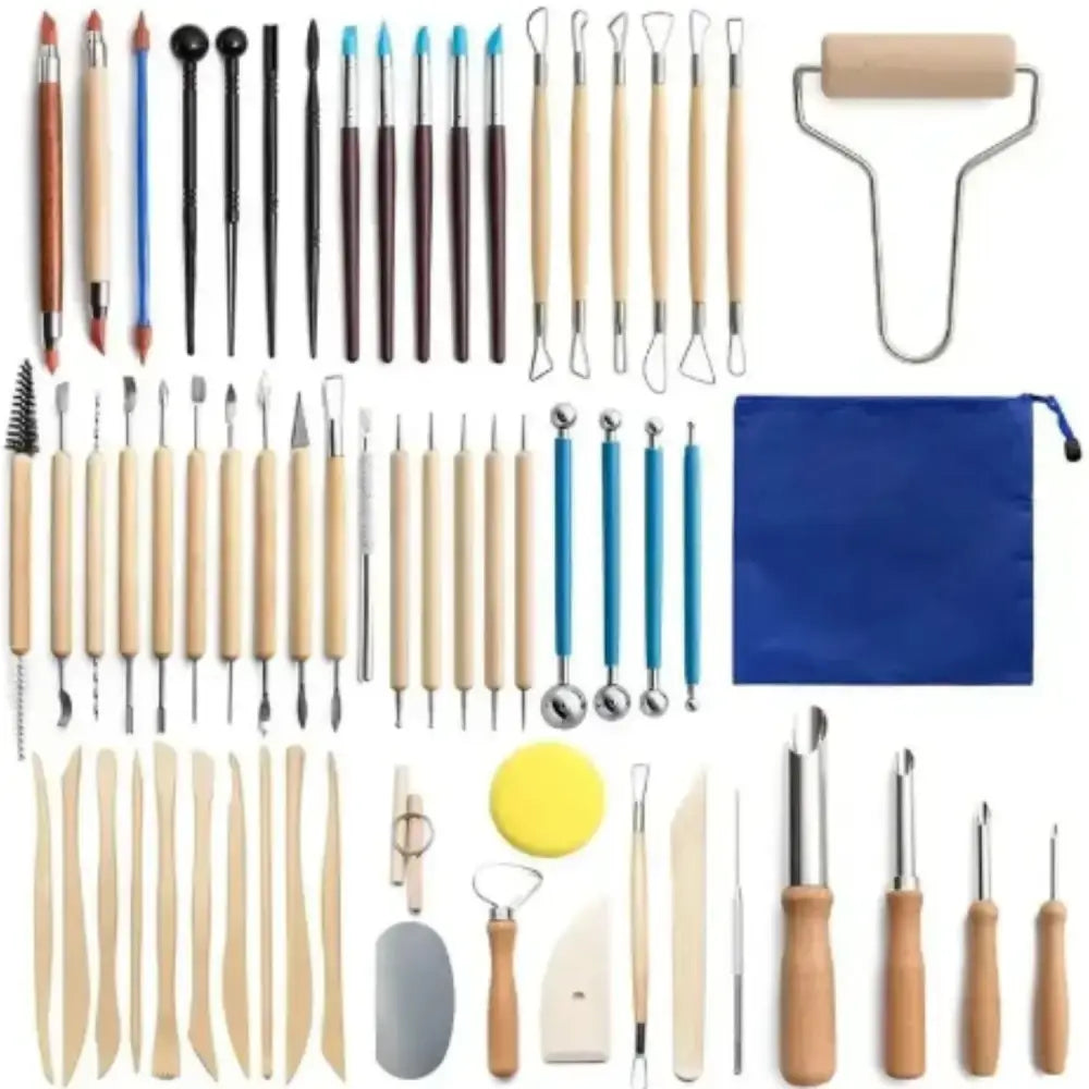 Pottery Tool Set – Clay, Ceramic, Wax Carving Kit