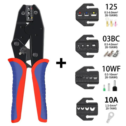 Pre-Insulated Terminal Crimping Pliers Kit (different models available)
