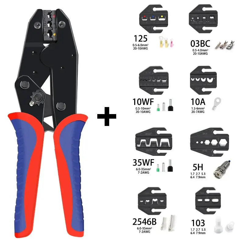 Pre-Insulated Terminal Crimping Pliers Kit (different models available)