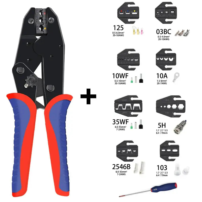 Pre-Insulated Terminal Crimping Pliers Kit (different models available)