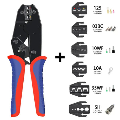 Pre-Insulated Terminal Crimping Pliers Kit (different models available)