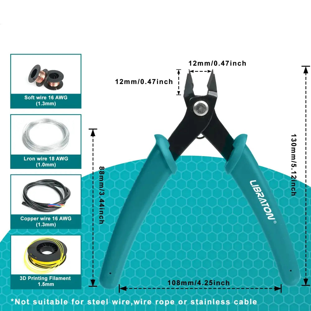 Precision Micro Wire Cutter & Side Cutting Pliers (available in 1pc and 2pcs)