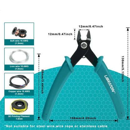 Precision Micro Wire Cutter & Side Cutting Pliers (available in 1pc and 2pcs)