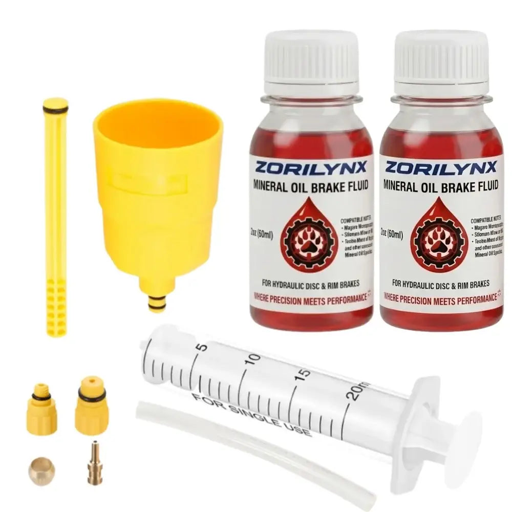60ml Mineral Oil Bicycle Brake Fluid for Shimano, Magura & Hydraulic Disc Brake Systems
