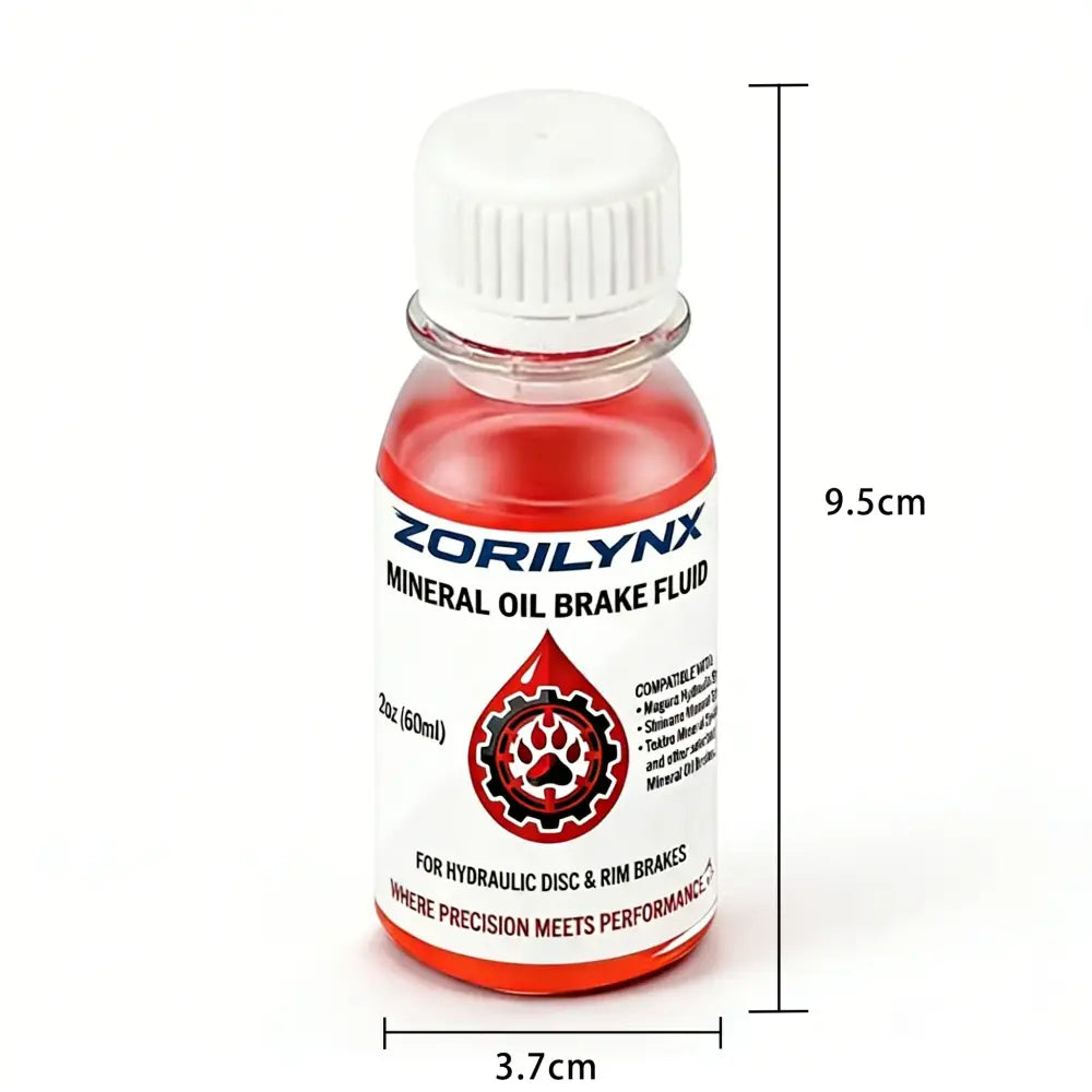 60ml Mineral Oil Bicycle Brake Fluid for Shimano, Magura & Hydraulic Disc Brake Systems