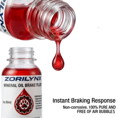 60ml Mineral Oil Bicycle Brake Fluid for Shimano, Magura & Hydraulic Disc Brake Systems