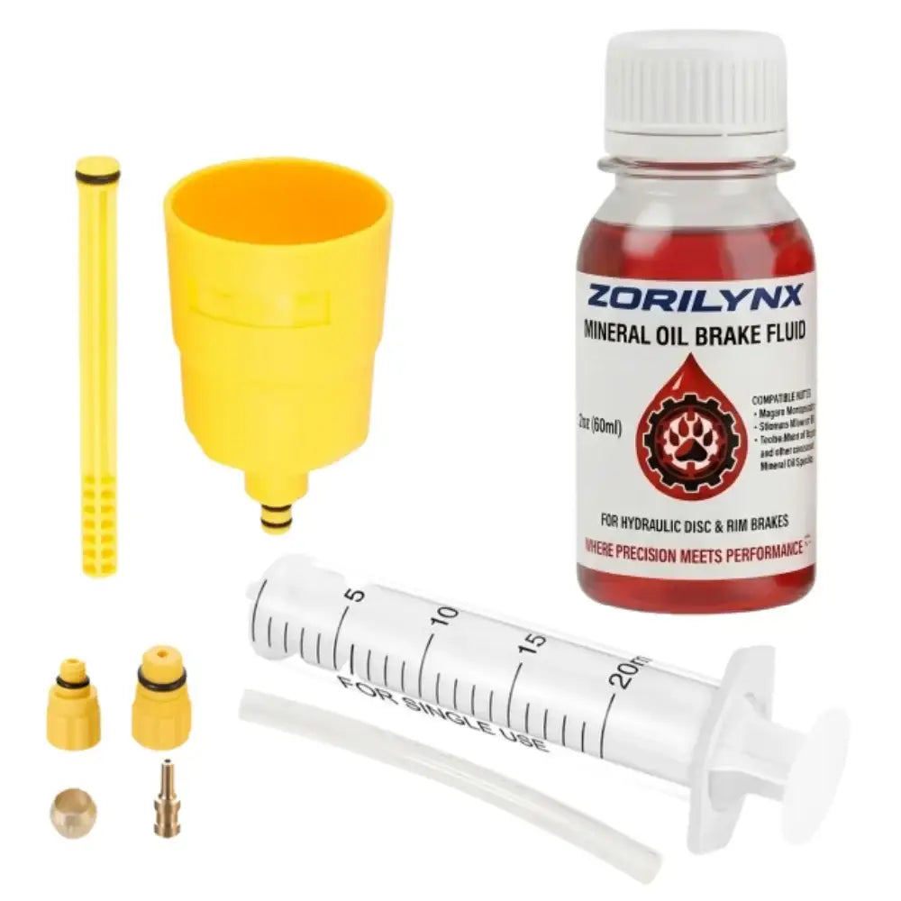 60ml Mineral Oil Bicycle Brake Fluid for Shimano, Magura & Hydraulic Disc Brake Systems