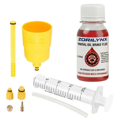 60ml Mineral Oil Bicycle Brake Fluid for Shimano, Magura & Hydraulic Disc Brake Systems