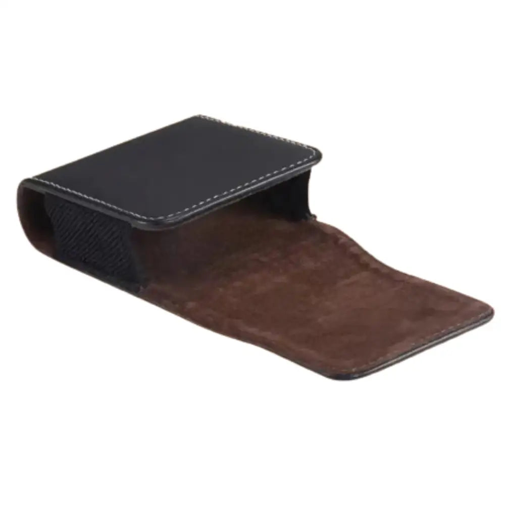 Premium Leather Belt Clip Case (Black)