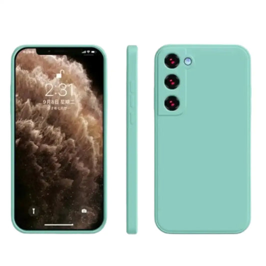 Premium Liquid Silicone Case for Samsung Galaxy A & S Series (Turquoise)