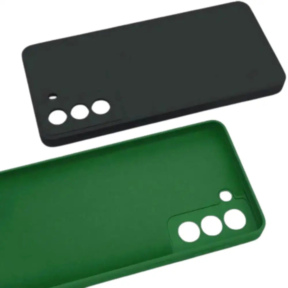 Premium Liquid Silicone Case for Samsung Galaxy A & S Series (Dark Green)