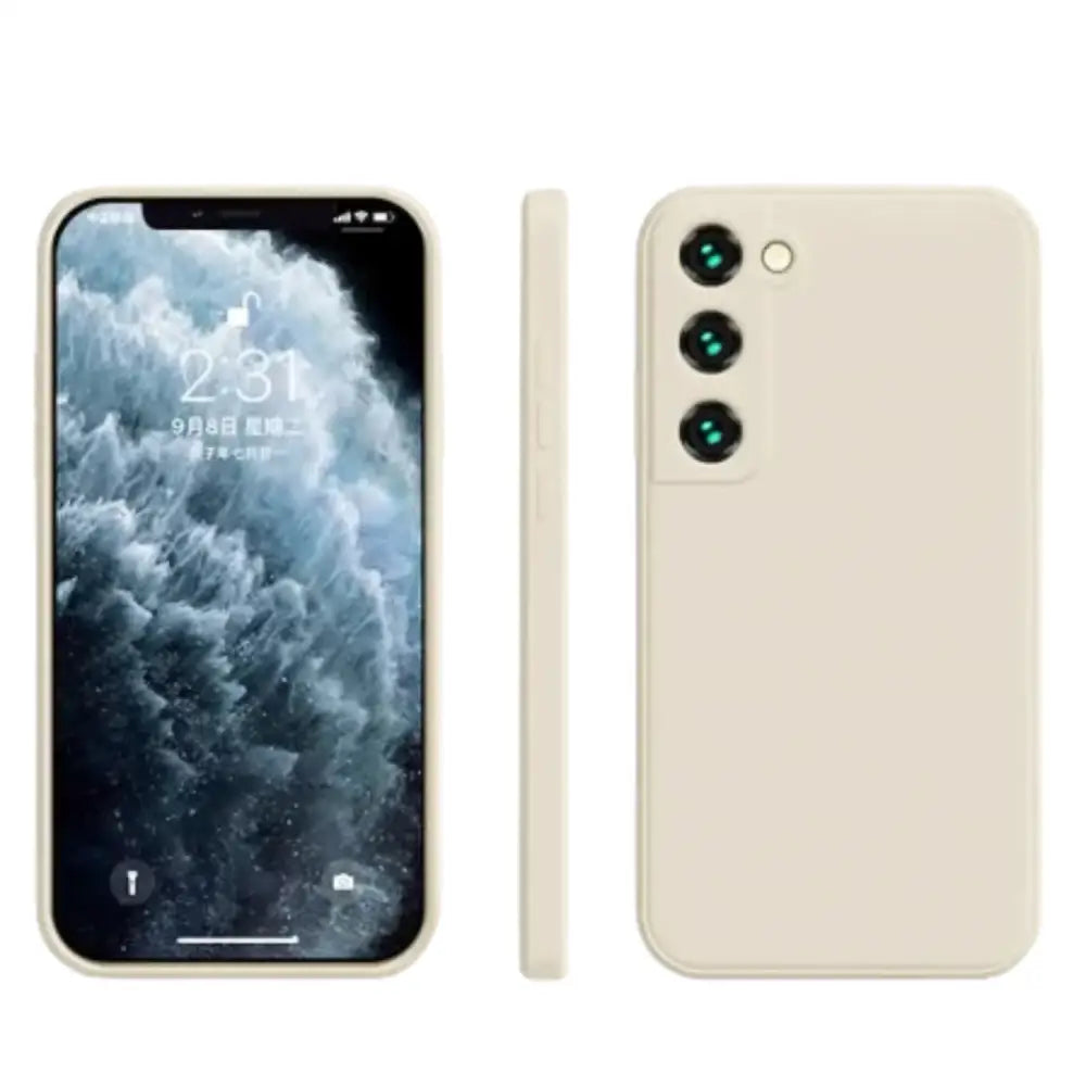 Premium Silicone Case for Samsung Galaxy A & S Series (New White)